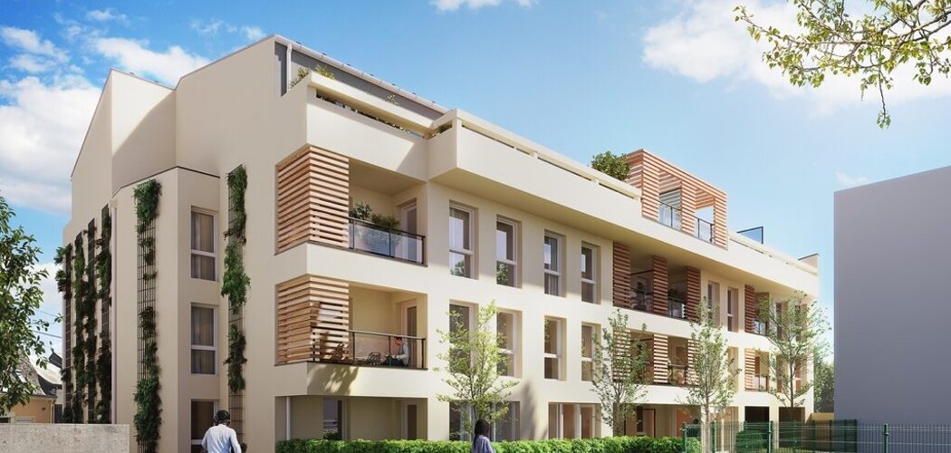 Programme immobilier neuf HARMONIE - Le Mans : appartements neufs du 2 au 4 pièces en quartier Beaulieu (72000) - Référence : 10170