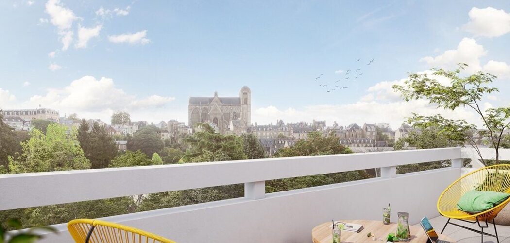 Programme immobilier neuf HARMONIE - Le Mans : appartements neufs du 2 au 4 pièces en quartier Beaulieu (72000) - Référence : 10170