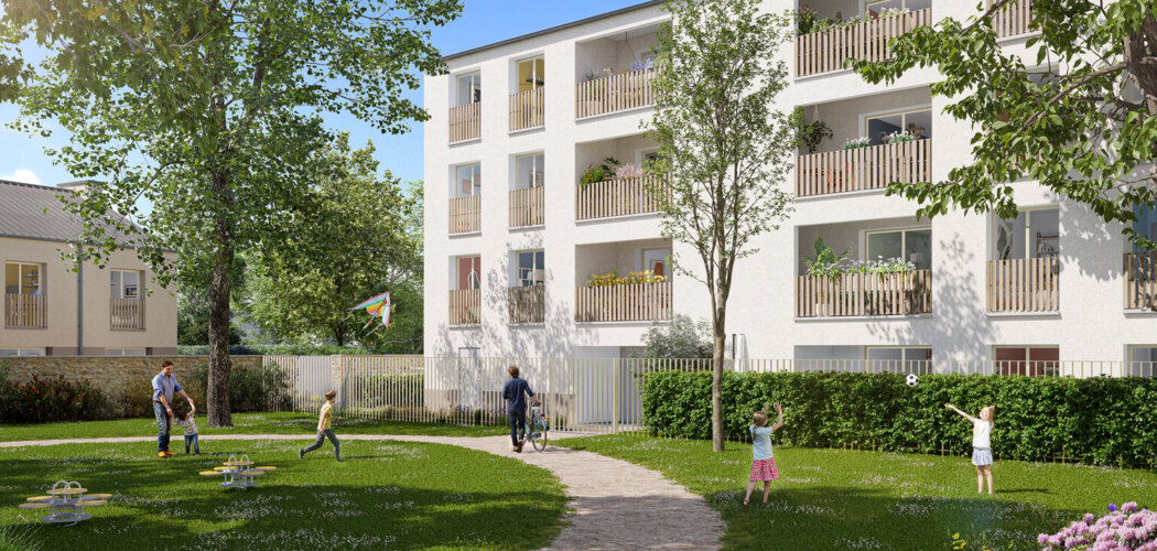 Programme immobilier neuf Le Clos Beaufils - Le Mans cadre résidentiel au cœur de Jean Jaurès (72000) - Référence : 18180