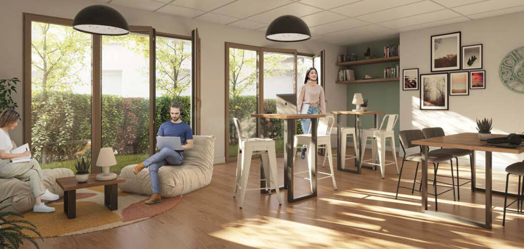 Programme immobilier neuf Epsilon - Le Mans résidence de service à deux pas de la gare SNCF (72000) - Référence : 16106
