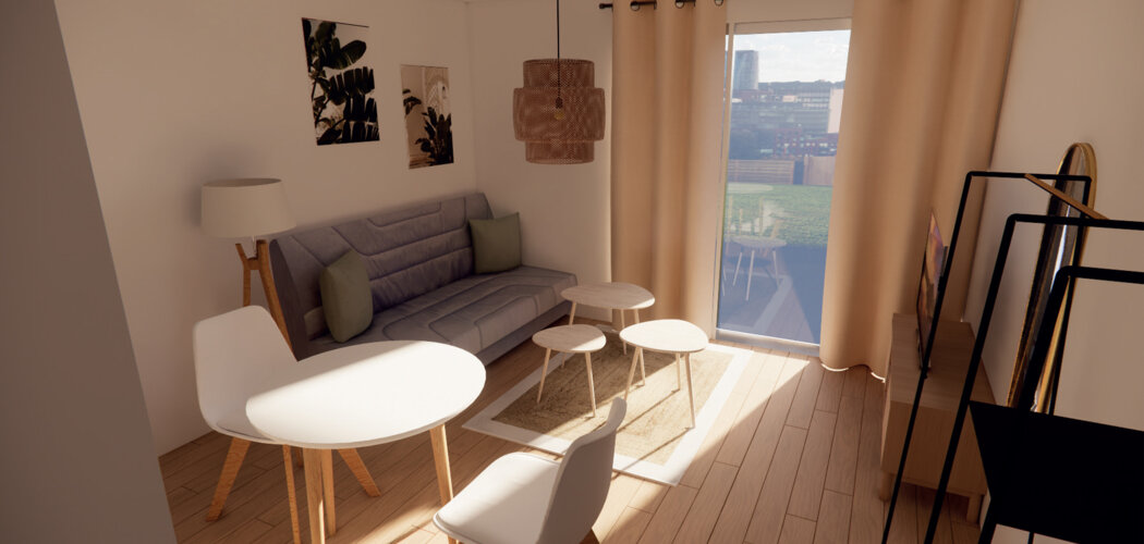 Programme immobilier neuf LA CALANDRE - Le Mans résidence étudiante rive droite à proximité centre-ville (72000) - Référence : 13287