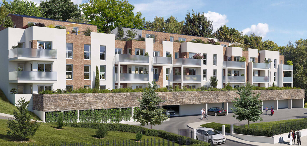 Programme immobilier neuf Les Terrasses du Chateau - Le Mesnil-le-Roi : Appartements T3–T6 avec balcons, terrasses et parquet à 20 m de la Mairie (78600) - Référence : 14221