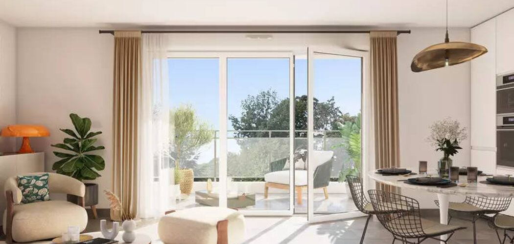 Programme immobilier neuf Le Patio des Lys - Le Muy à moins de 30 min en voiture des plages (83490) - Référence : 16421