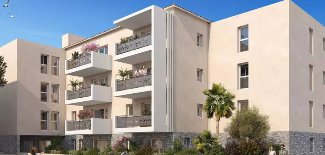 Programme immobilier neuf Le Patio des Lys - Le Muy à moins de 30 min en voiture des plages (83490) - Référence : 16421