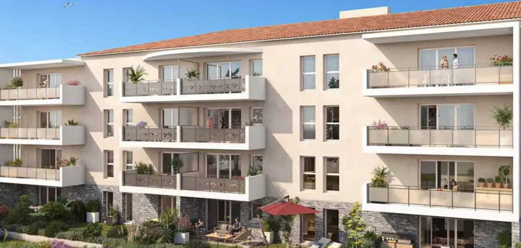 Programme immobilier neuf Le Patio des Lys - Le Muy à moins de 30 min en voiture des plages (83490) - Référence : 16421