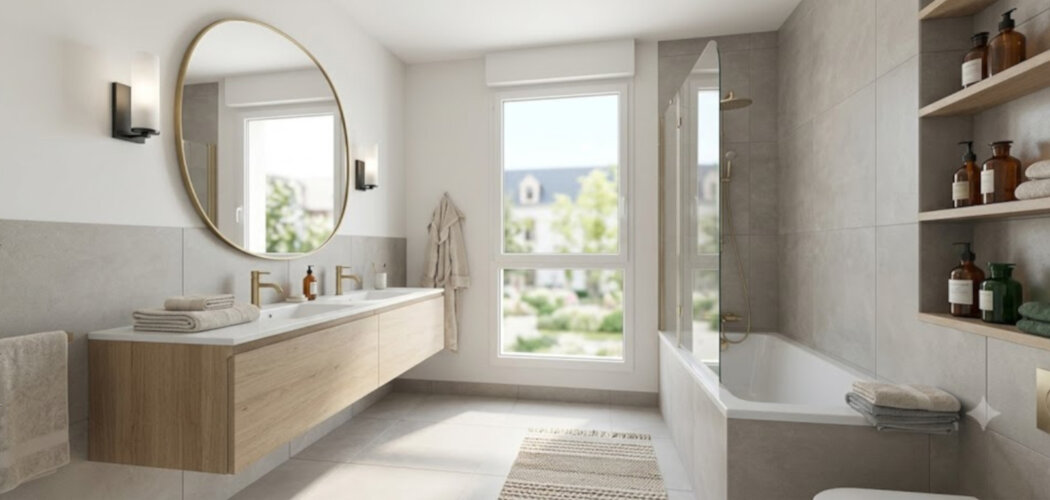 Programme immobilier neuf Le Saint-Louis - Le Palais : Appartements studio–T4 avec balcons, jardin verdoyant et conciergerie numérique dans le bassin de la Saline (56360) - Référence : 14241