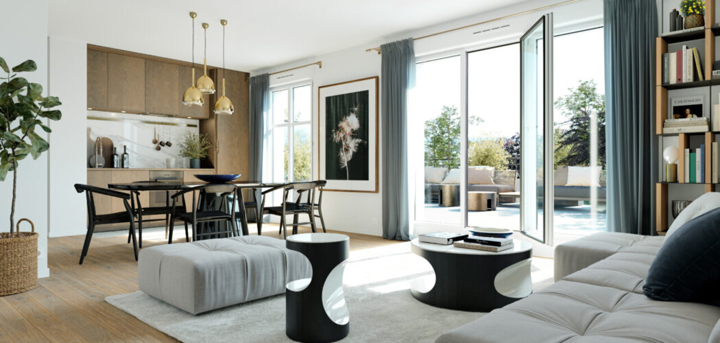 Programme immobilier neuf Le Jardin du Pont de Bry - Le Perreux-sur-Marne : appartements neufs du 2 au 5 pièces en bord de Marne (94170) - Référence : 14967