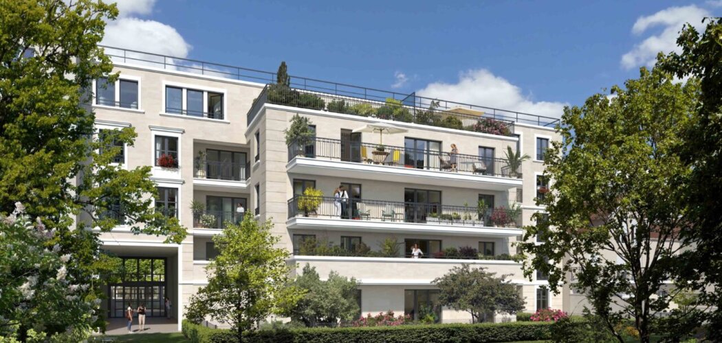 Programme immobilier neuf Le Jardin du Pont de Bry - Le Perreux-sur-Marne : appartements neufs du 2 au 5 pièces en bord de Marne (94170) - Référence : 14967