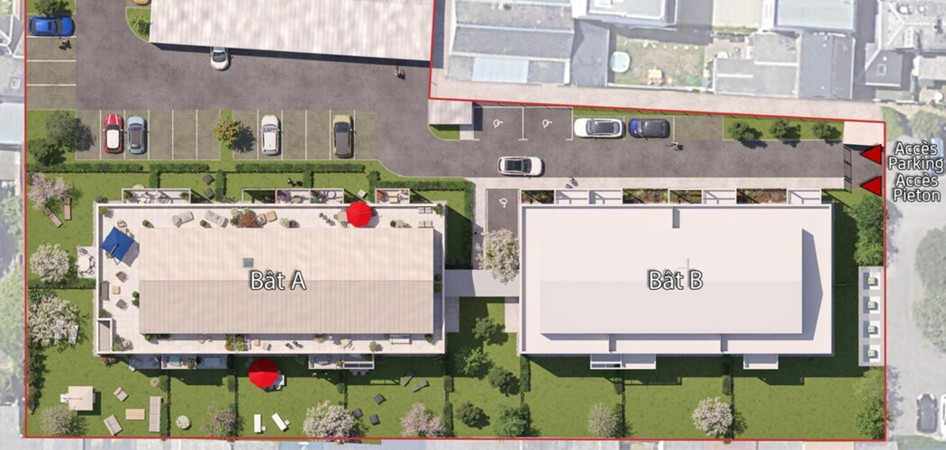Programme immobilier neuf MANUFACTURE - Le Petit-Quevilly appartements avec extérieurs près du métro (76000) - Référence : 17911