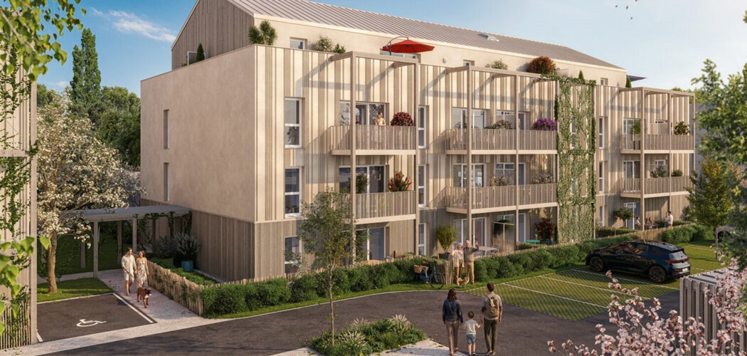 Programme immobilier neuf MANUFACTURE - Le Petit-Quevilly appartements avec extérieurs près du métro (76000) - Référence : 17911