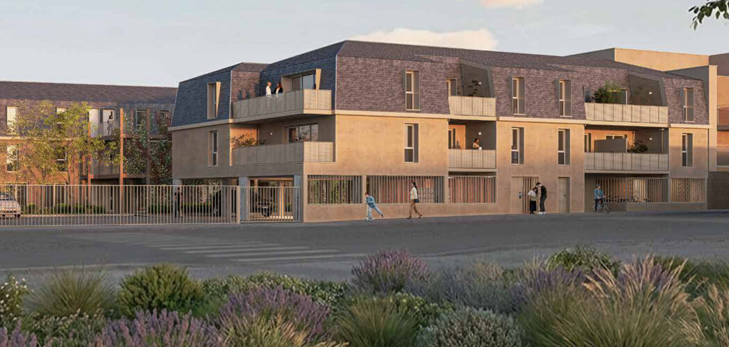 Programme immobilier neuf Les Clématites - Le Petit-Quevilly proche Rouen dans un quartier en devenir (76140) - Référence : 17088