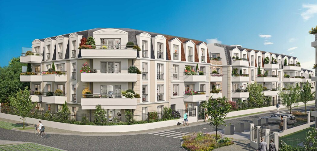 Programme immobilier neuf Les Terrasses de Grangeret -  Le Plessis-Bouchard : appartements neufs du studio au 4 pièces à 25 min de Paris (95130) - Référence : 9041