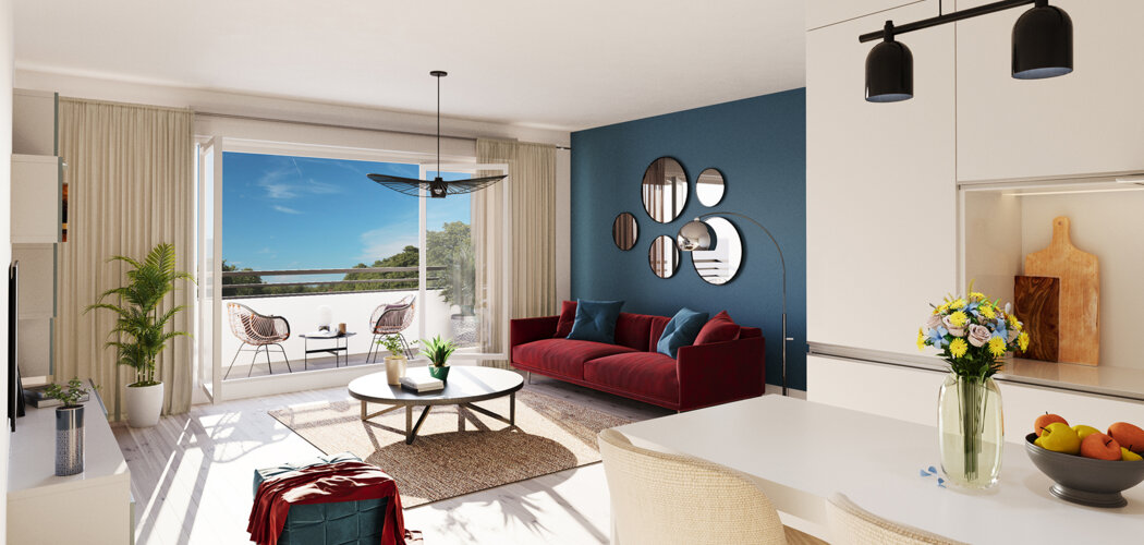 Programme immobilier neuf Les Terrasses de Grangeret -  Le Plessis-Bouchard : appartements neufs du studio au 4 pièces à 25 min de Paris (95130) - Référence : 9041