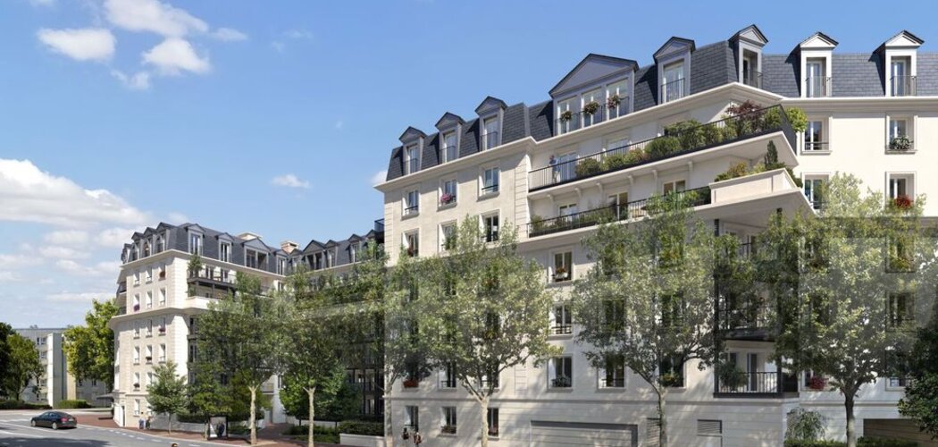 Programme immobilier neuf Eugénie - Le Plessis-Robinson : 119 appartements neufs du studio au T6 en face du tramway T10 (92350) - Référence : 15845