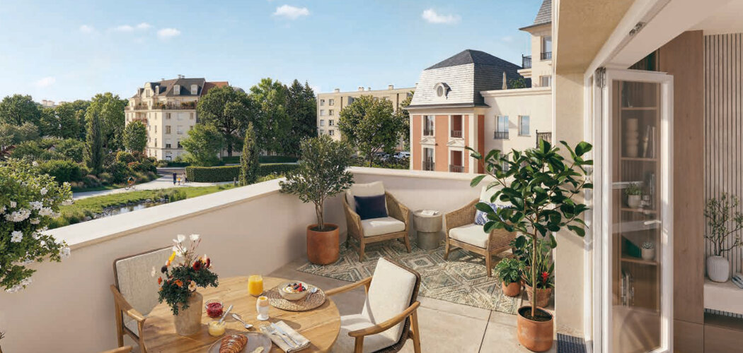 Programme immobilier neuf SCENE 3 - QUARTIER DES ARCHITECTES - Le Plessis-Robinson appartements neufs dans le quartier des Architectes (92350) - Référence : 18522