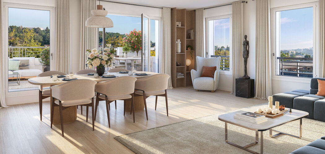 Programme immobilier neuf Les Jardins d'Althéa - Le Plessis-Robinson Cité-Jardin, RER B à pied (92350) - Référence : 16594
