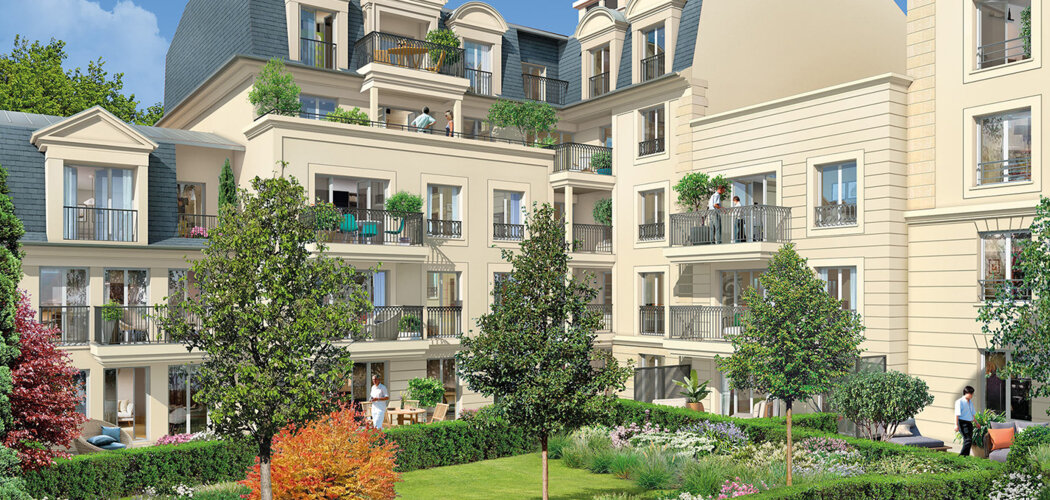 Programme immobilier neuf Les Villas de l Etang Colbert - Le Plessis-Robinson proche des parcs et du tramway T10 (92350) - Référence : 18585