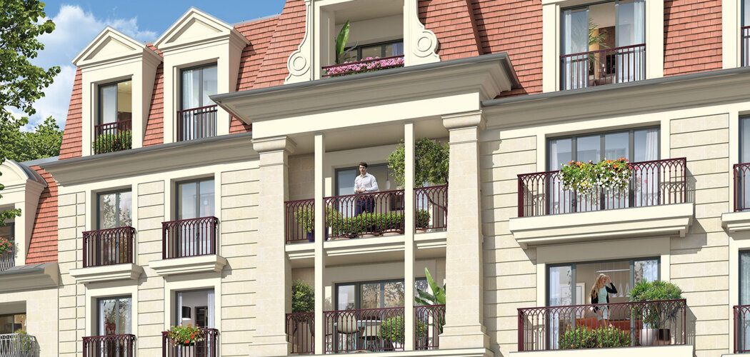 Programme immobilier neuf Les Villas de l Etang Colbert - Le Plessis-Robinson proche des parcs et du tramway T10 (92350) - Référence : 18585