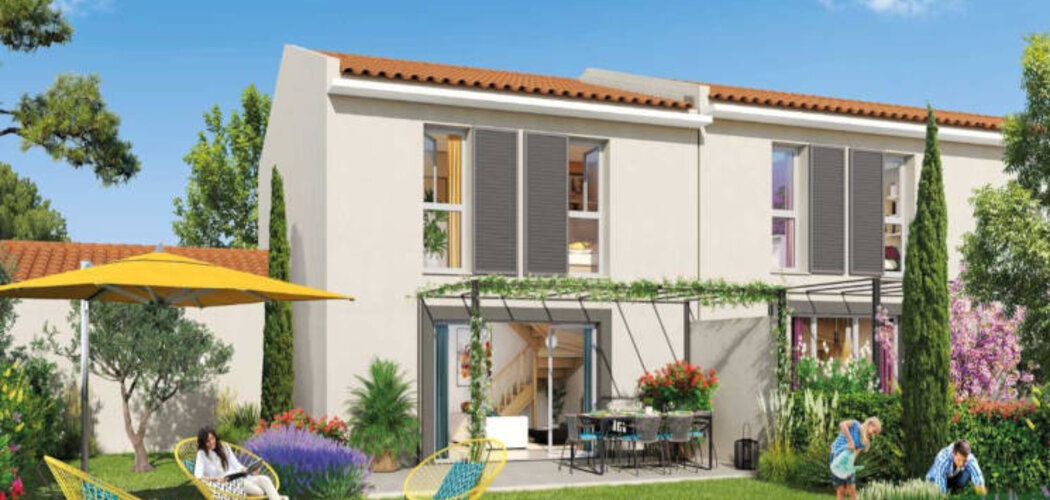 Programme immobilier neuf CLOSERIE DES TONNELLES - Le Puy-Sainte-Réparade : 13 maisons T3 avec jardins, terrasses et garages à 800 mètres du centre-ville (13610) - Référence : 3456
