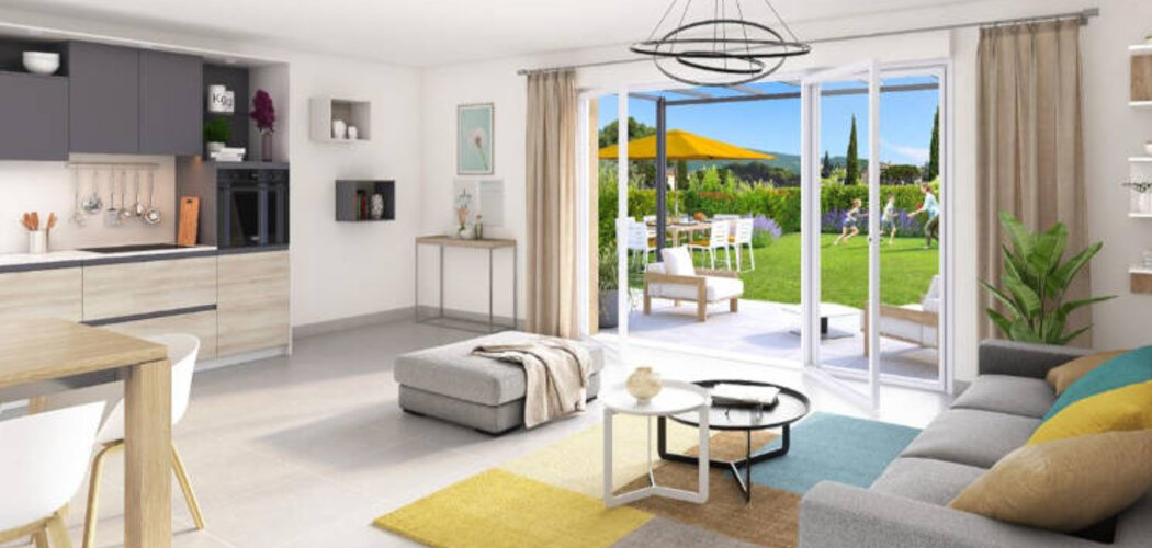 Programme immobilier neuf CLOSERIE DES TONNELLES - Le Puy-Sainte-Réparade : 13 maisons T3 avec jardins, terrasses et garages à 800 mètres du centre-ville (13610) - Référence : 3456