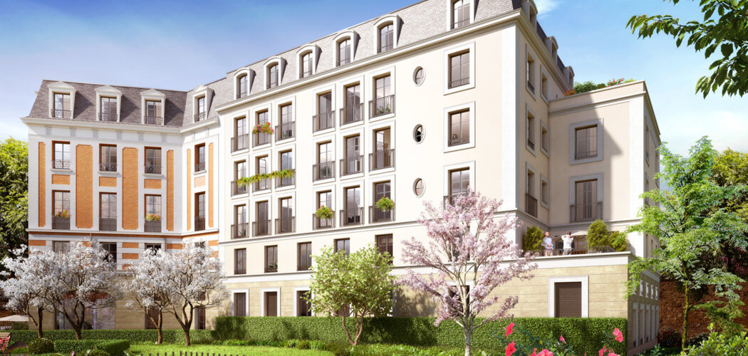 Programme immobilier neuf LE PALATINAT - Le Raincy : Appartements T1–T5 avec balcons, jardin intérieur et cadre bucolique proche du centre-ville (93340) - Référence : 2205