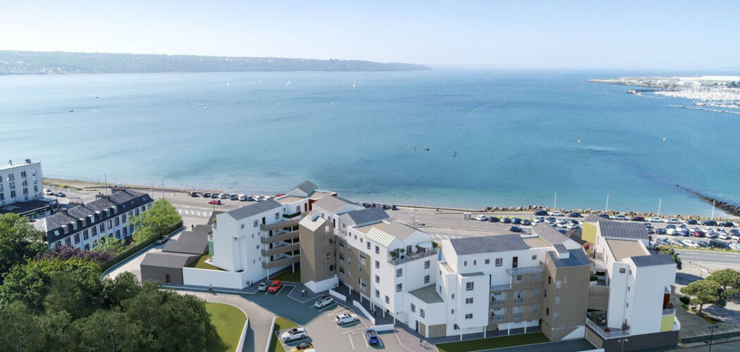 Programme immobilier neuf ROSALIE - Le Relecq-Kerhuon : appartements neufs du 2 au 6 pièces avec vue sur la Rade de  (29480) - Référence : 16909