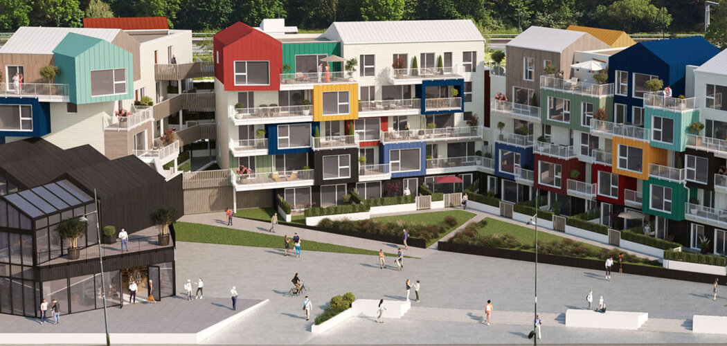 Programme immobilier neuf ROSALIE - Le Relecq-Kerhuon : appartements neufs du 2 au 6 pièces avec vue sur la Rade de  (29480) - Référence : 16909