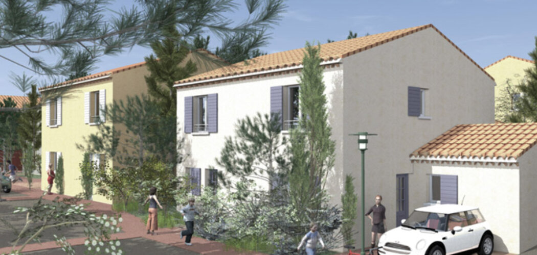 Programme immobilier neuf LE DOMAINE DES OLIVIERS - Le Revest-les-Eaux : 31 maisons T3–T6 avec jardins privatifs et luminosité naturelle proche du centre toulonnais (83200) - Référence : 11965