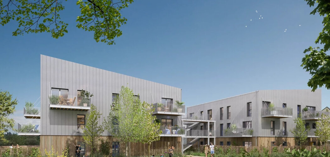 Programme immobilier neuf HIATUS - Le Rheu : appartements neufs du 2 au 4 pièces en cœur de bourg (35650) - Référence : 15072