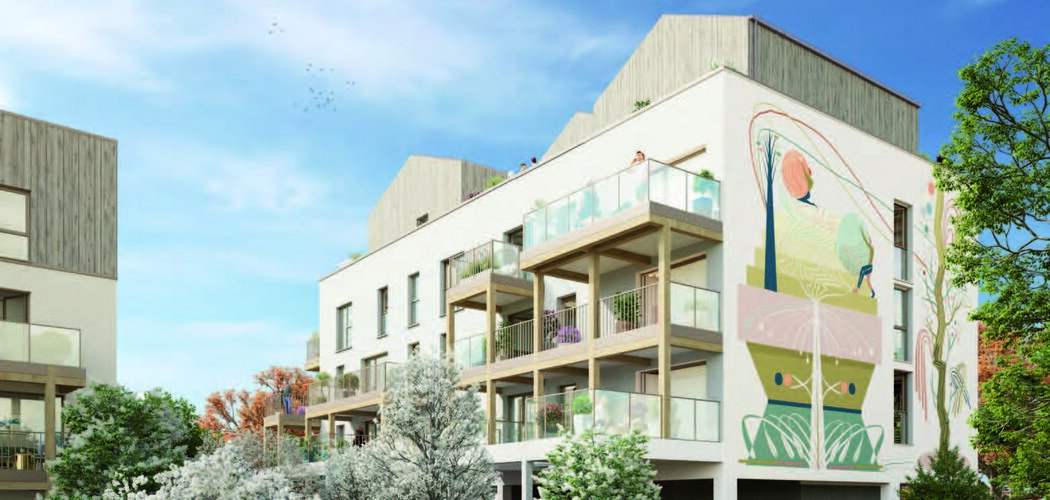 Programme immobilier neuf Jardins Midori - Le Rheu quartier résidentiel aux portes de Rennes (35650) - Référence : 17731