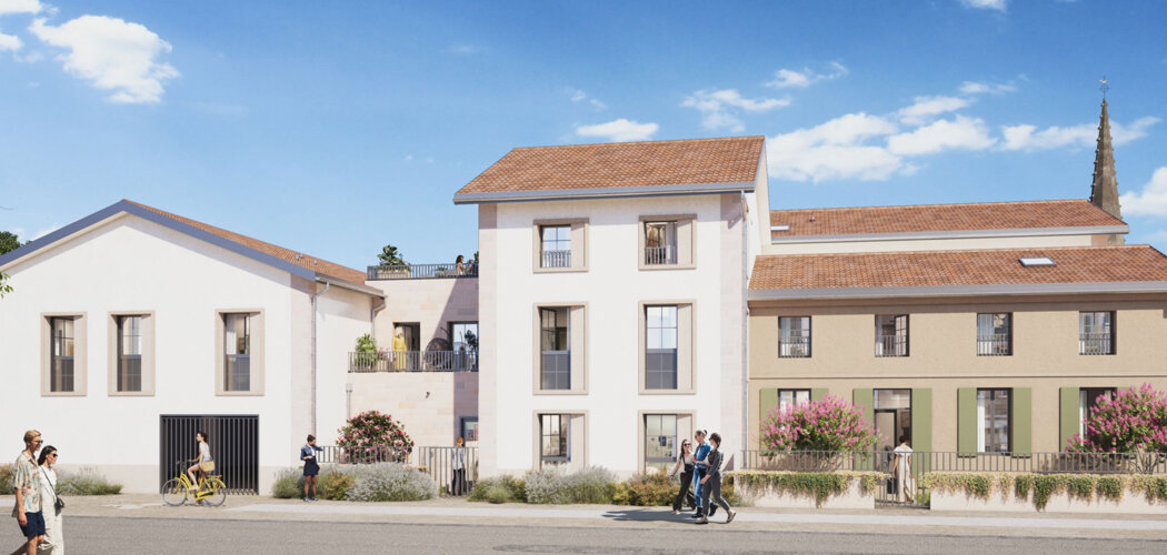 Programme immobilier neuf HERITAGE - Le Taillan-Médoc : 14 appartements neufs T2–T4 à 5 min du centre-ville (33320) - Référence : 15053