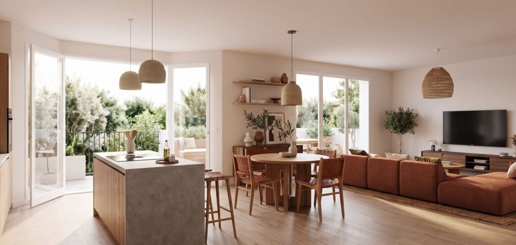 Programme immobilier neuf HERITAGE - Le Taillan-Médoc : 14 appartements neufs T2–T4 à 5 min du centre-ville (33320) - Référence : 15053