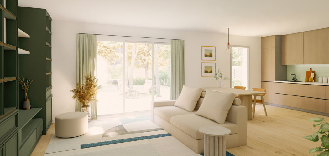Programme immobilier neuf Les lisières du Médoc - Le Taillan-Médoc maisons dans un espace boisé classé (33320) - Référence : 13369