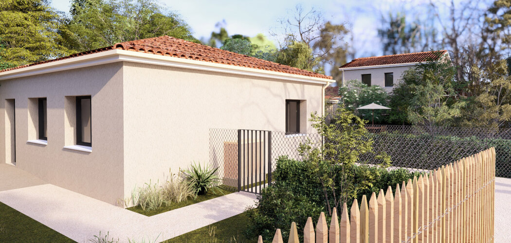 Programme immobilier neuf Les lisières du Médoc - Le Taillan-Médoc maisons dans un espace boisé classé (33320) - Référence : 13369