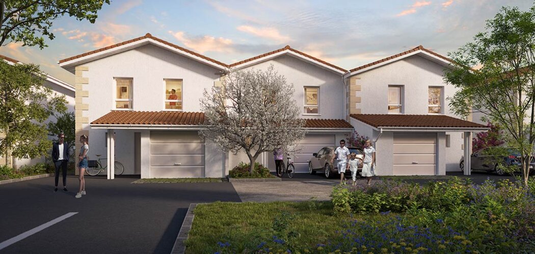 Programme immobilier neuf Les Jardins de Braude - Le Taillan-Médoc proche de Bordeaux (33320) - Référence : 17299