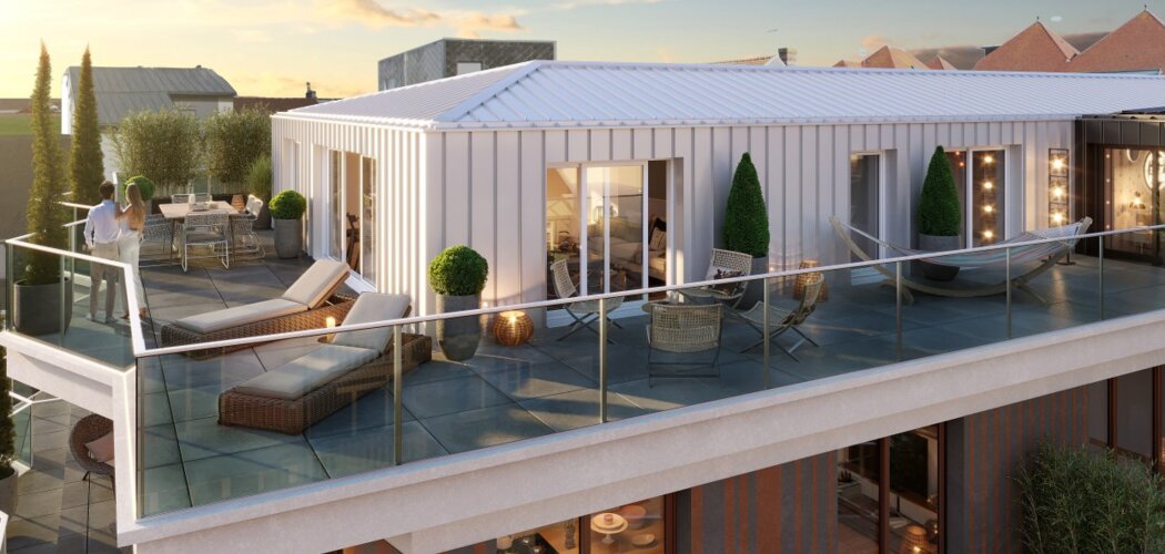 Programme immobilier neuf ALCÔVE - Le Touquet : appartements neufs du 2 au 4 pièces proche marché couvert (62520) - Référence : 16934