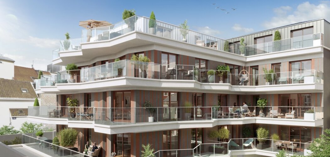 Programme immobilier neuf ALCÔVE - Le Touquet : appartements neufs du 2 au 4 pièces proche marché couvert (62520) - Référence : 16934