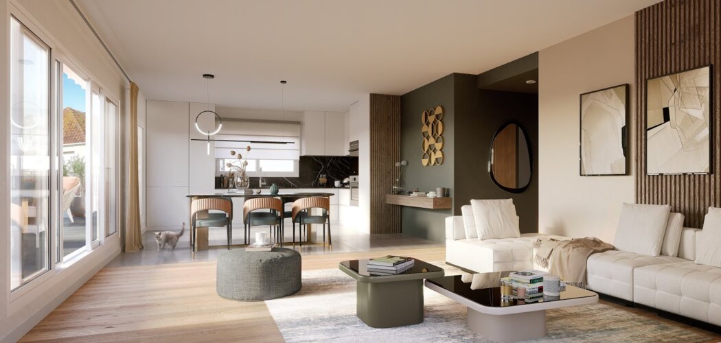 Programme immobilier neuf ALCÔVE - Le Touquet : appartements neufs du 2 au 4 pièces proche marché couvert (62520) - Référence : 16934