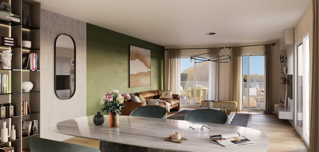 Programme immobilier neuf ALCÔVE - Le Touquet : appartements neufs du 2 au 4 pièces proche marché couvert (62520) - Référence : 16934