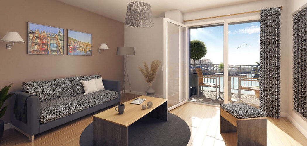Programme immobilier neuf Le Phare - Le Tréport : résidence LMNP du studio au 4 pièces face à la mer (76470) - Référence : 15158