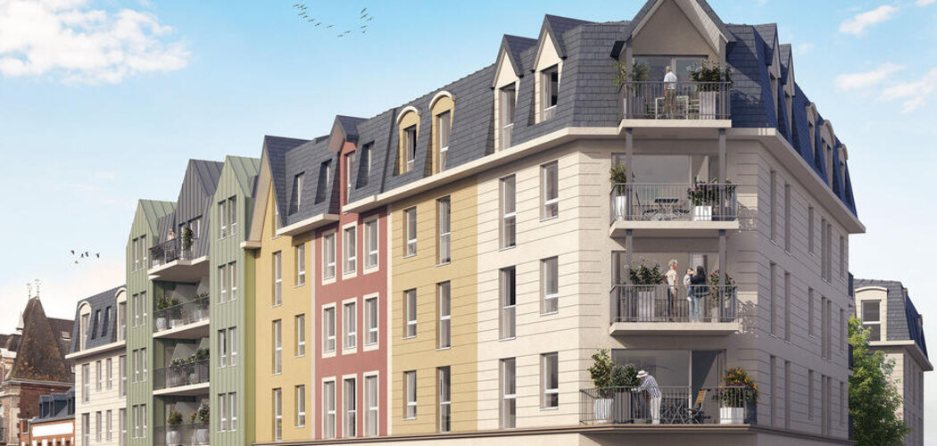 Programme immobilier neuf Le Phare - Le Tréport : résidence LMNP du studio au 4 pièces face à la mer (76470) - Référence : 15158