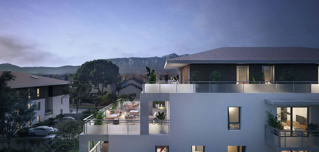 Programme immobilier neuf Le Jardin du Castella - Le Versoud à quelques kilomètres de Grenoble (38420) - Référence : 15380