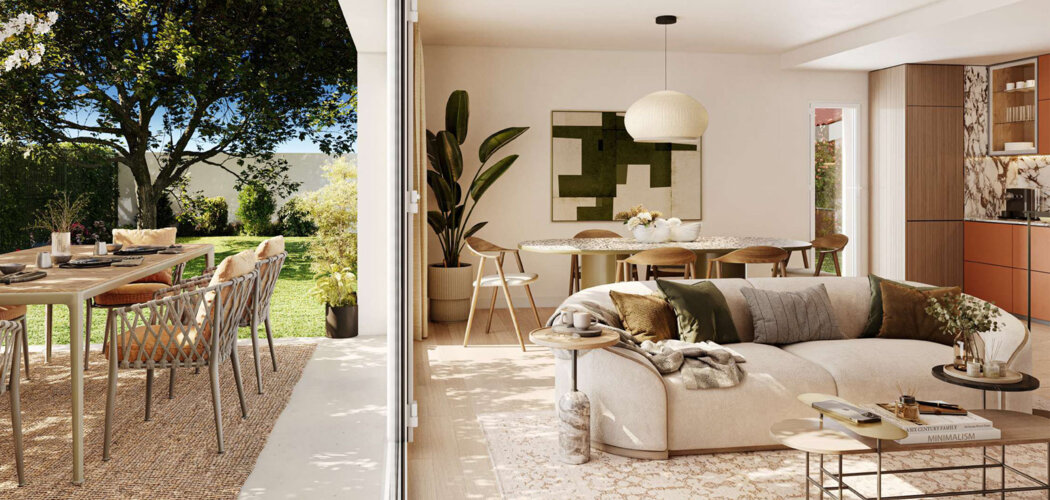 Programme immobilier neuf DOMAINE BELLEVUE - Léognan aux portes de Bordeaux (33850) - Référence : 11884