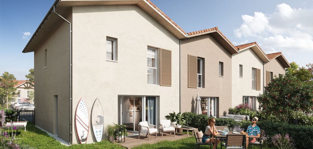 Programme immobilier neuf RESIDENCE DES GENETS - Léon résidence proche de l’étang (40550) - Référence : 12024