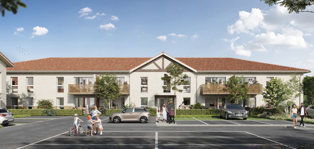 Programme immobilier neuf RESIDENCE DES GENETS - Léon résidence proche de l’étang (40550) - Référence : 12024