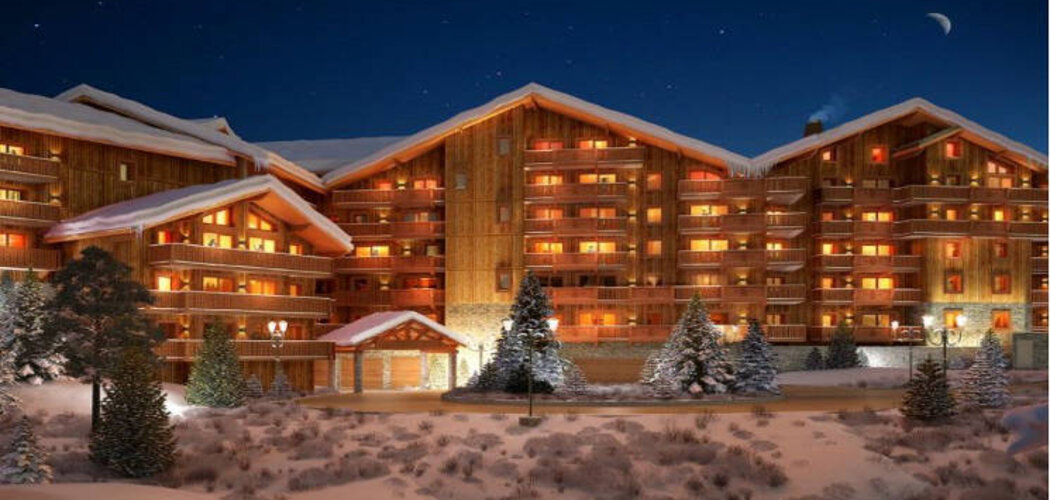 Programme immobilier neuf L'HEVANA - Les Allues : Appartements T2–T4 avec piscine, sauna et vue sur les pistes au cœur de Méribel (73550) - Référence : 3947