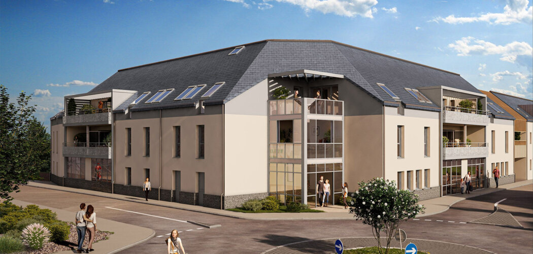 Programme immobilier neuf Maison Flore - Les Garennes-sur-Loire : logements neufs en cœur de ville, proche des bords de Loire (49610) - Référence : 15691