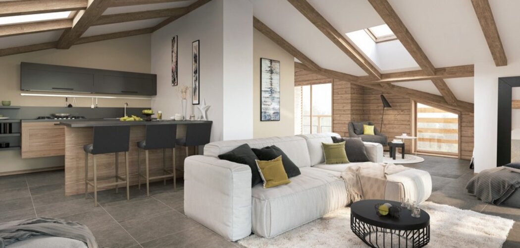 Programme immobilier neuf EDELWEISS -  Les Gets : appartements neufs au pied des pistes pour un investissement locatif rentable (74260) - Référence : 7336