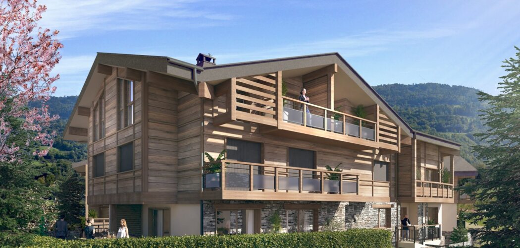 Programme immobilier neuf EDELWEISS -  Les Gets : appartements neufs au pied des pistes pour un investissement locatif rentable (74260) - Référence : 7336