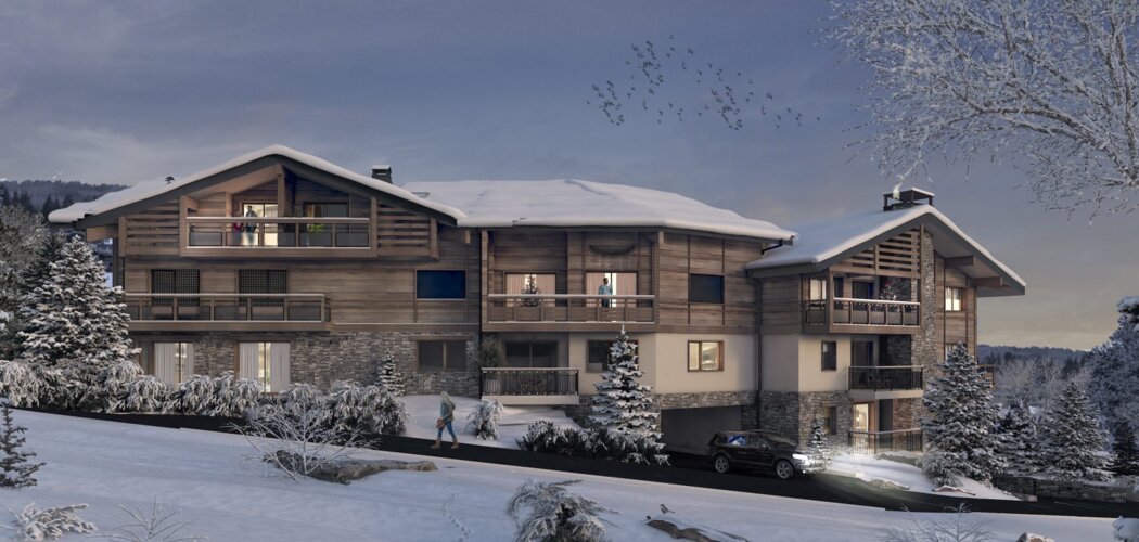 Programme immobilier neuf EDELWEISS -  Les Gets : appartements neufs au pied des pistes pour un investissement locatif rentable (74260) - Référence : 7336